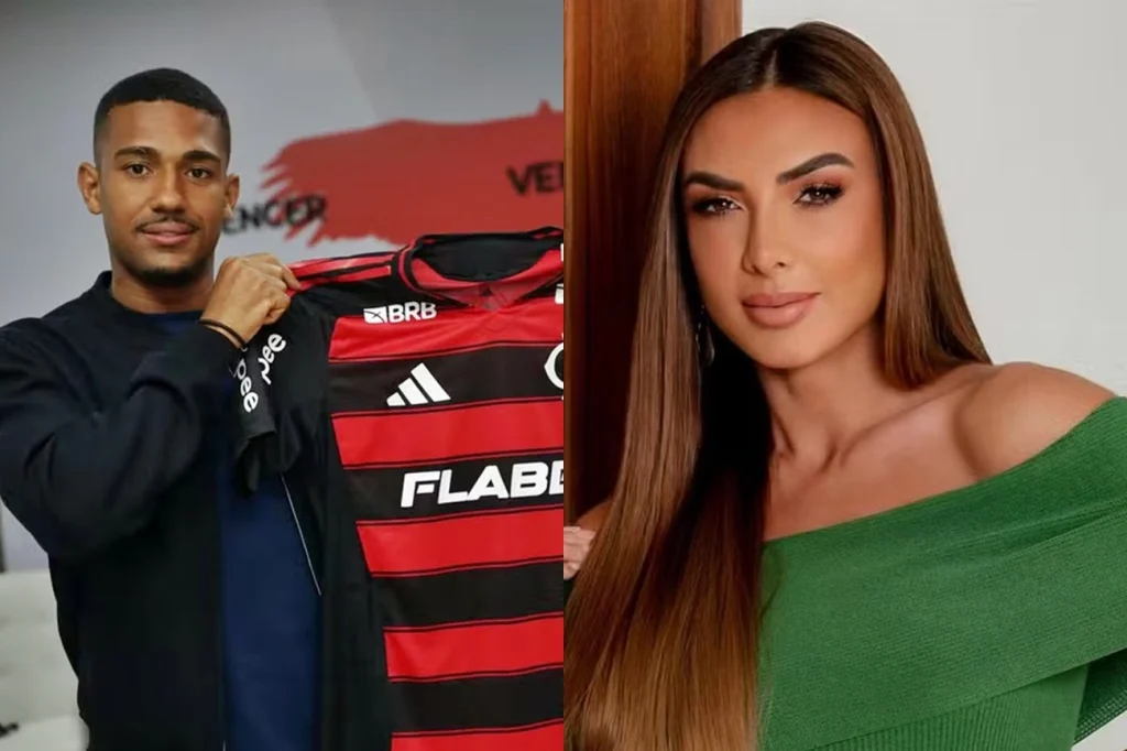 Nicole Bahls se pronuncia após rumores com Samuel Lino, do Flamengo