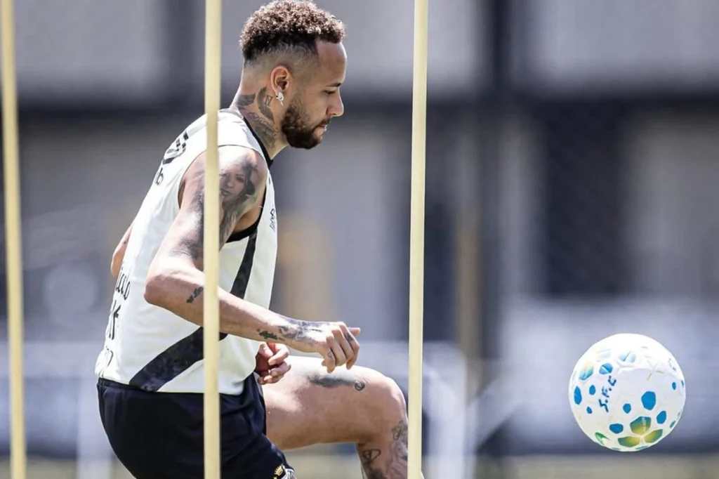 Neymar hoje fora do Santos contra Noroeste e tende a ficar de fora no Brasileirão