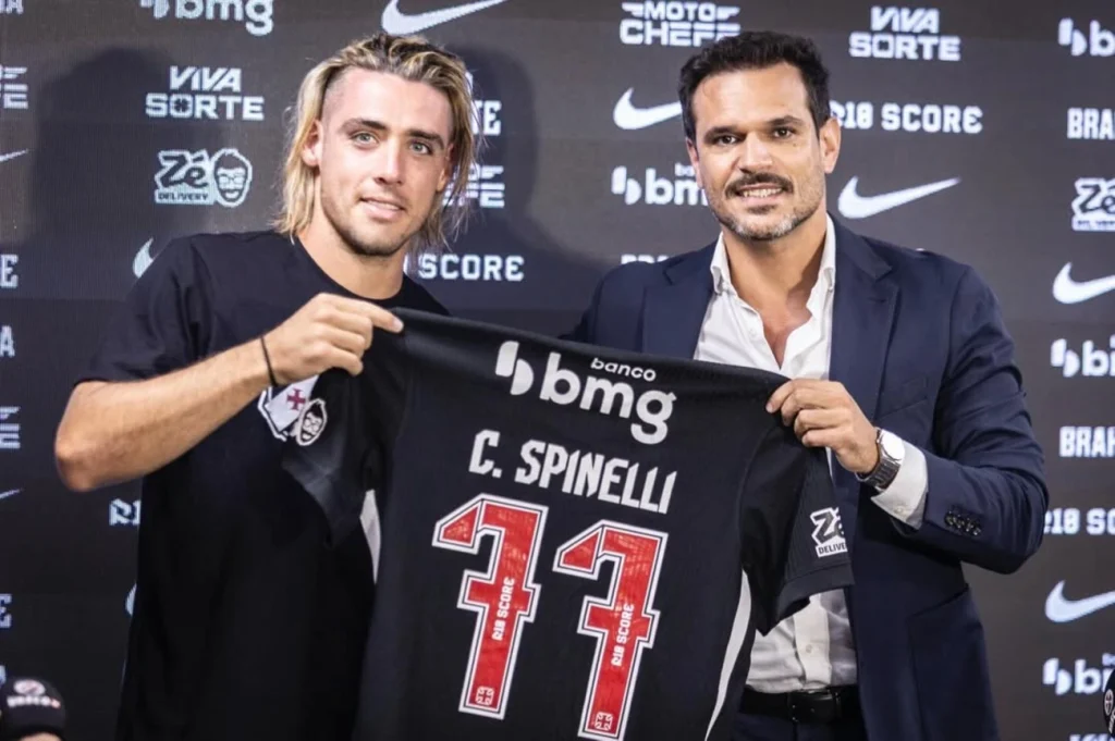 Vasco apresenta Spinelli para temporada 2026 agora