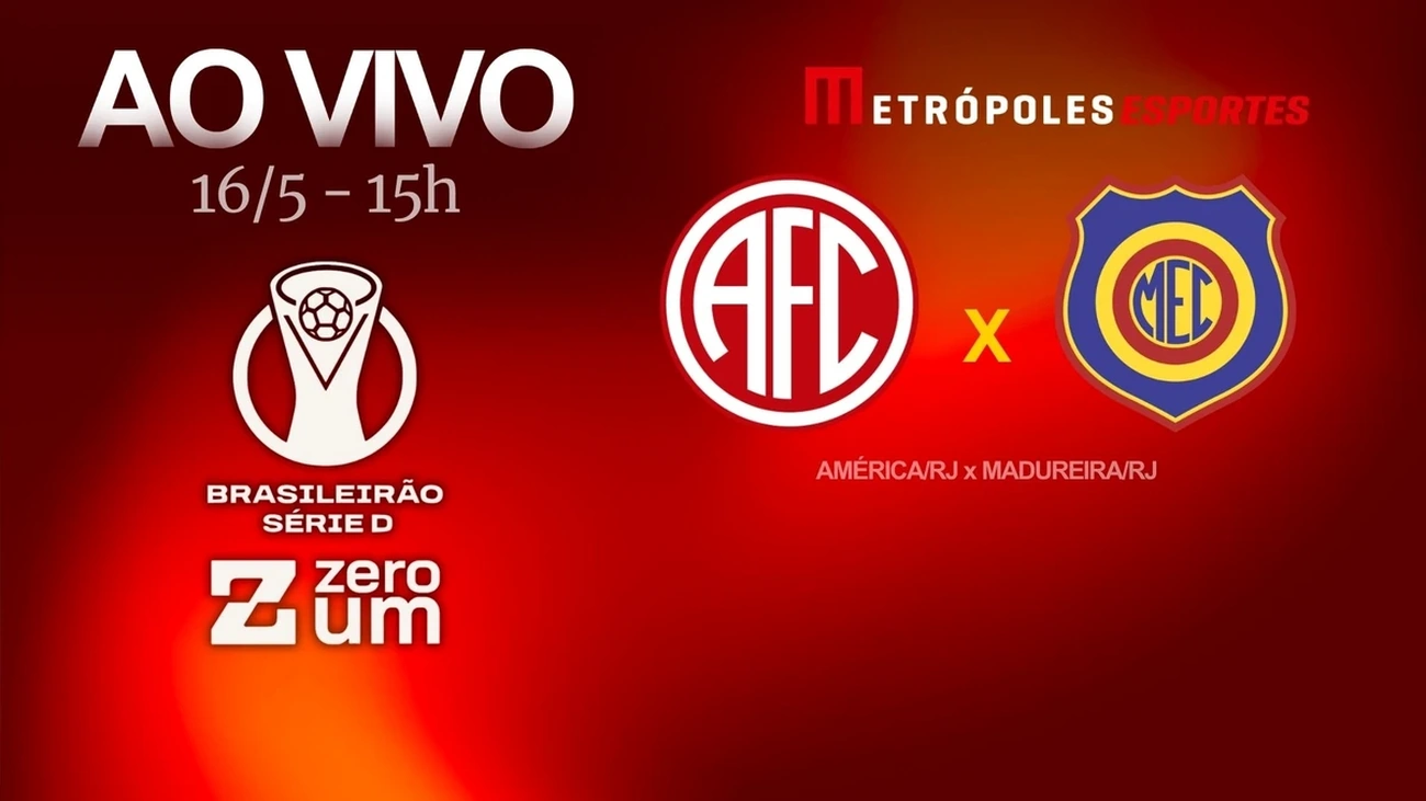 Assista agora América-RJ x Madureira-RJ ao vivo Metrópoles Esportes